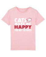 Cats make me happy Tricou mânecă scurtă  Copii Mini Creator