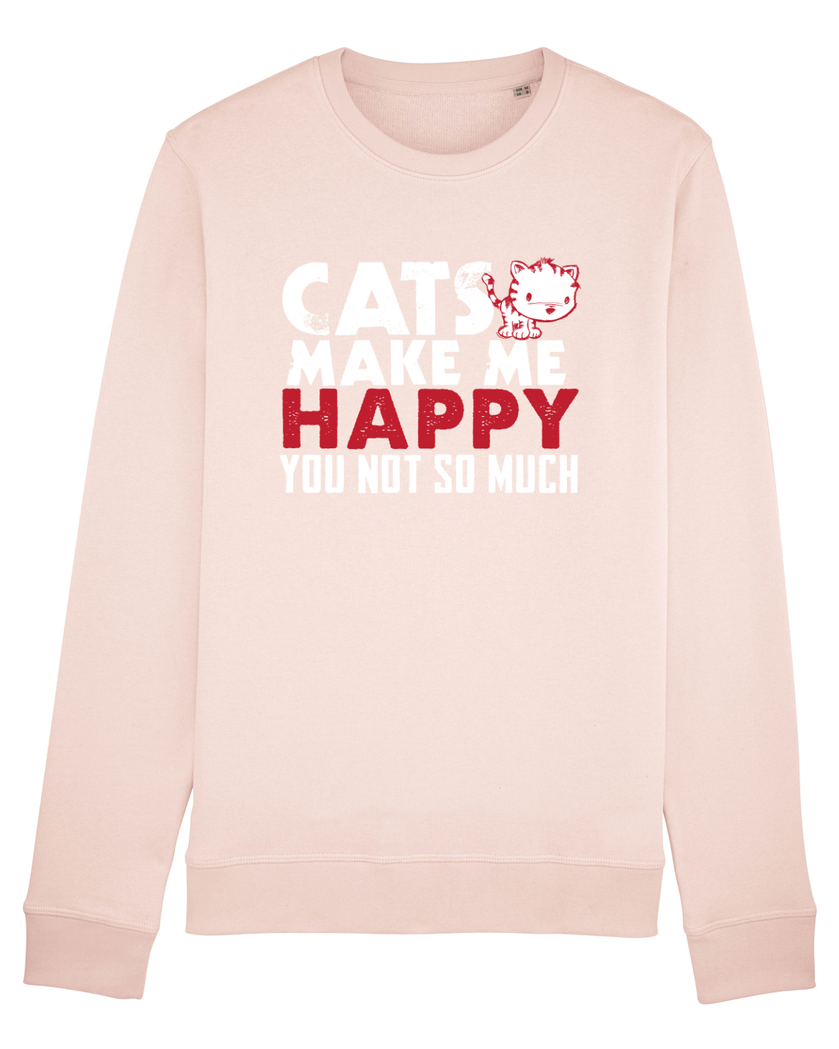 Bluză mânecă lungă Unisex Rise Candy Pink