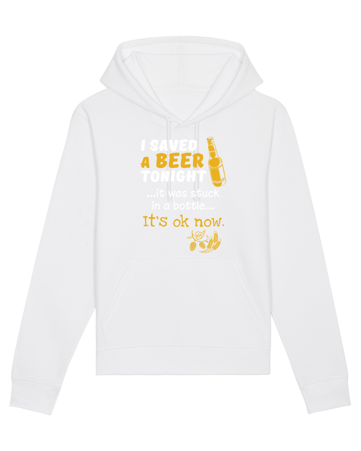 Hanorac Unisex Drummer White