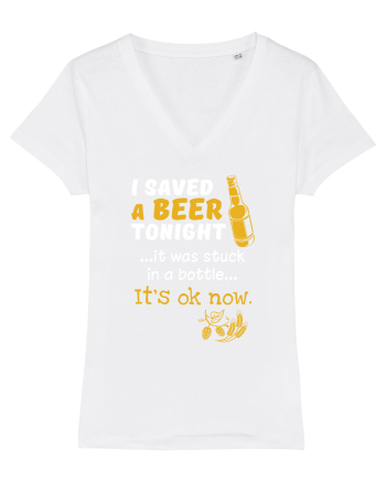 I saved a Beer White