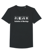 Evolution of marriage Tricou mânecă scurtă guler larg Bărbat Skater