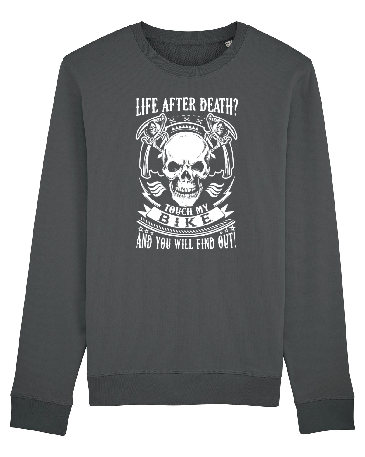 Bluză mânecă lungă Unisex Rise Anthracite