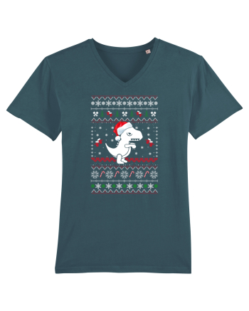 Funny Christmas T-rex Stargazer