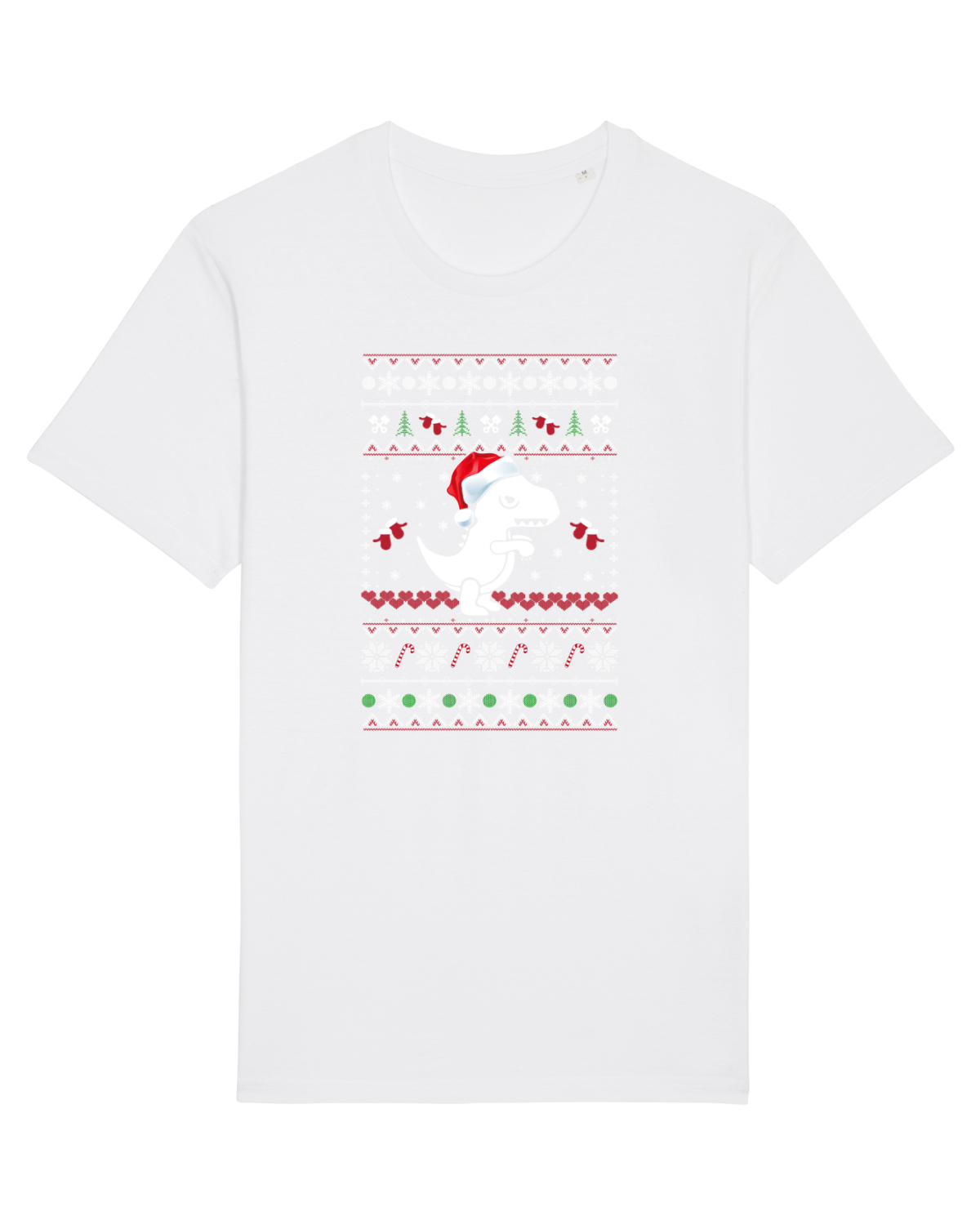 Tricou mânecă scurtă Unisex Rocker White