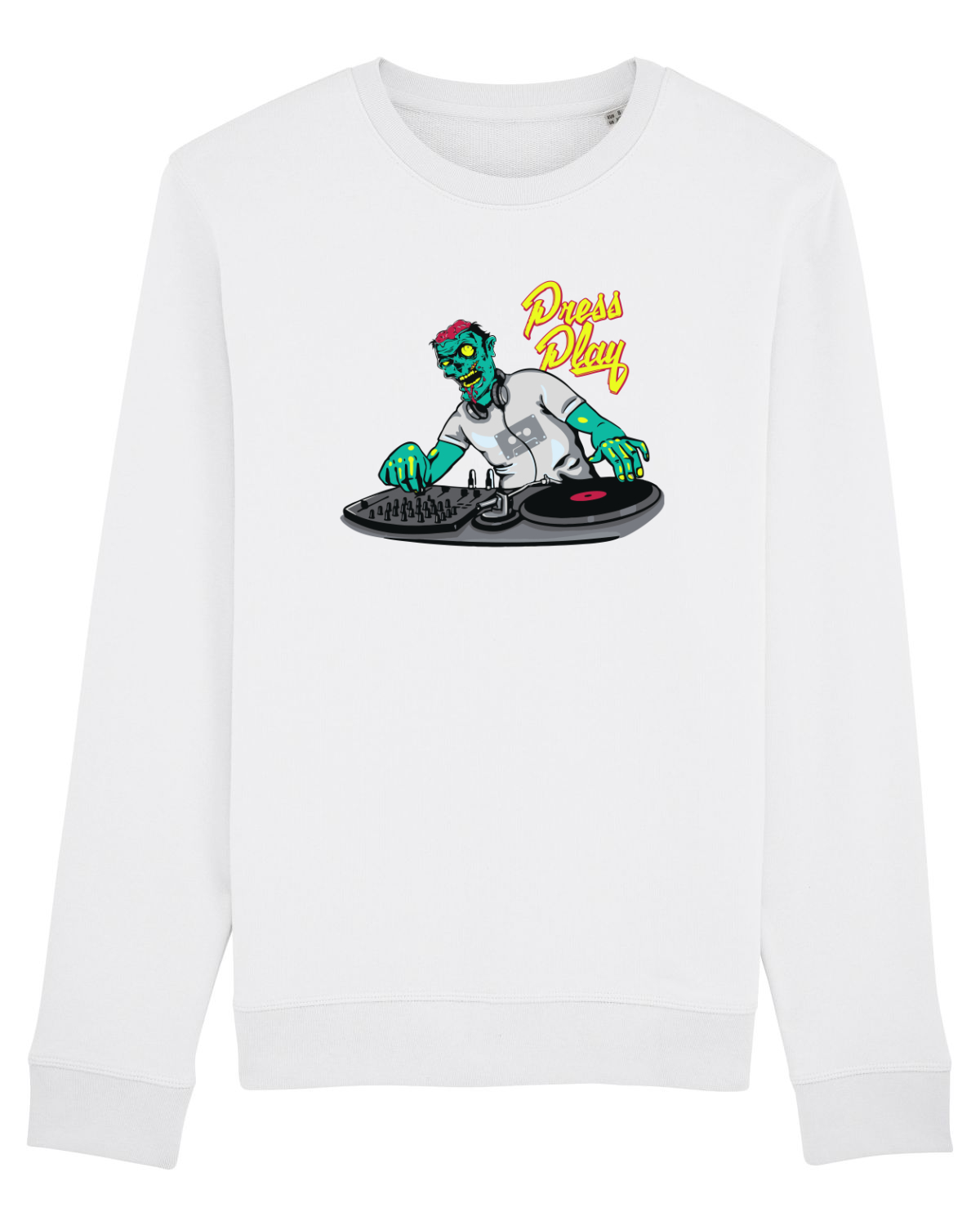 Bluză mânecă lungă Unisex Rise White