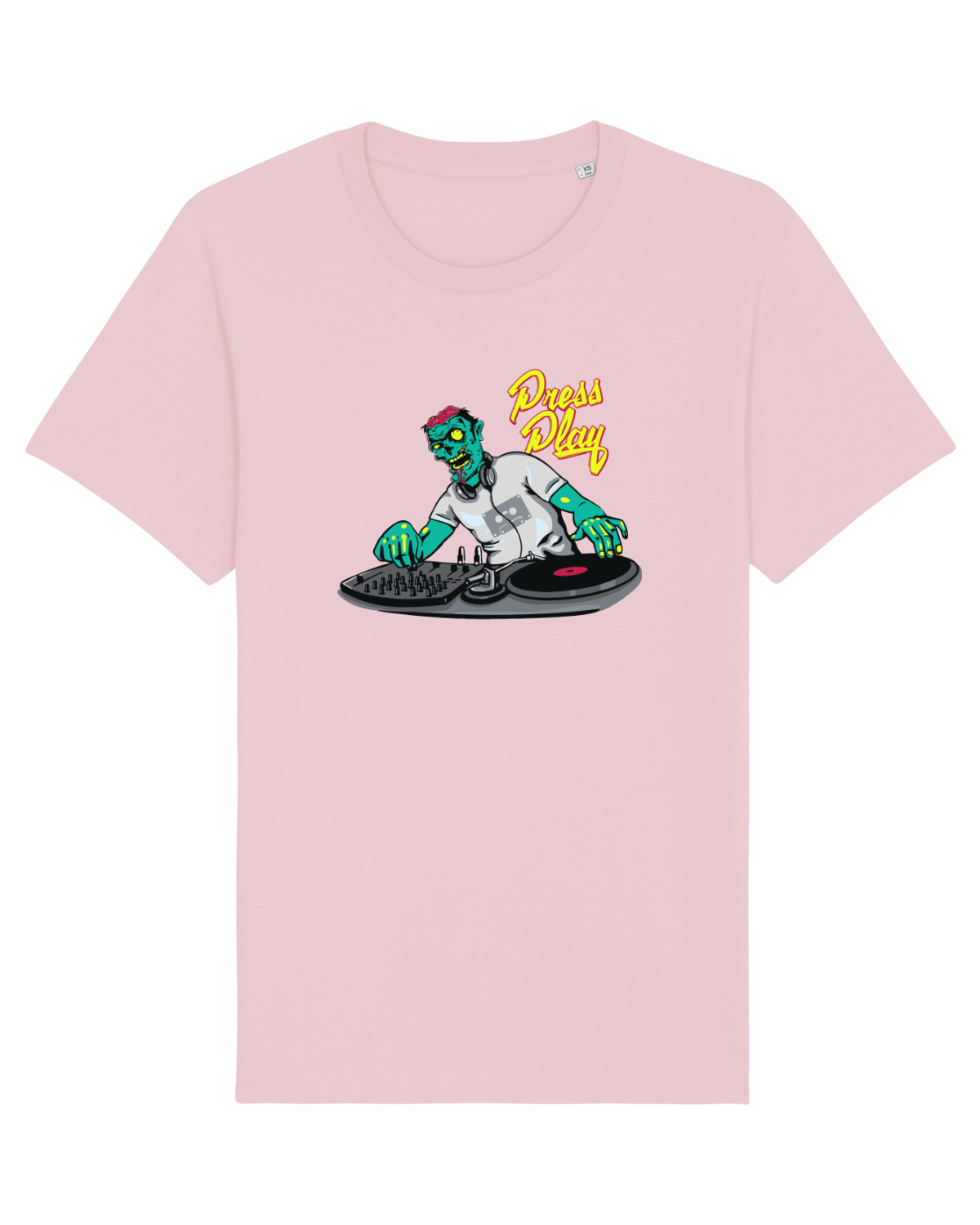 Tricou mânecă scurtă Unisex Rocker Cotton Pink