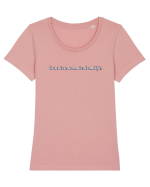 Crescut cu sarmale si ambiție  Tricou mânecă scurtă guler larg fitted Damă Expresser