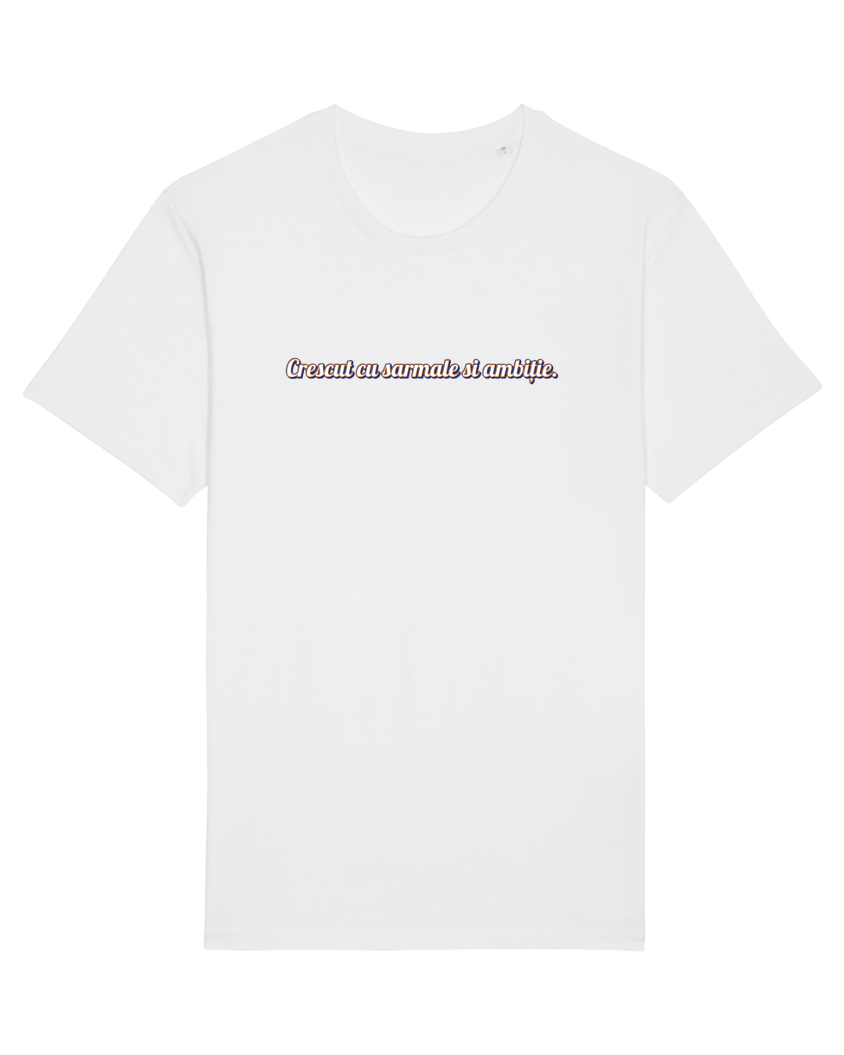 Tricou mânecă scurtă Unisex Rocker White