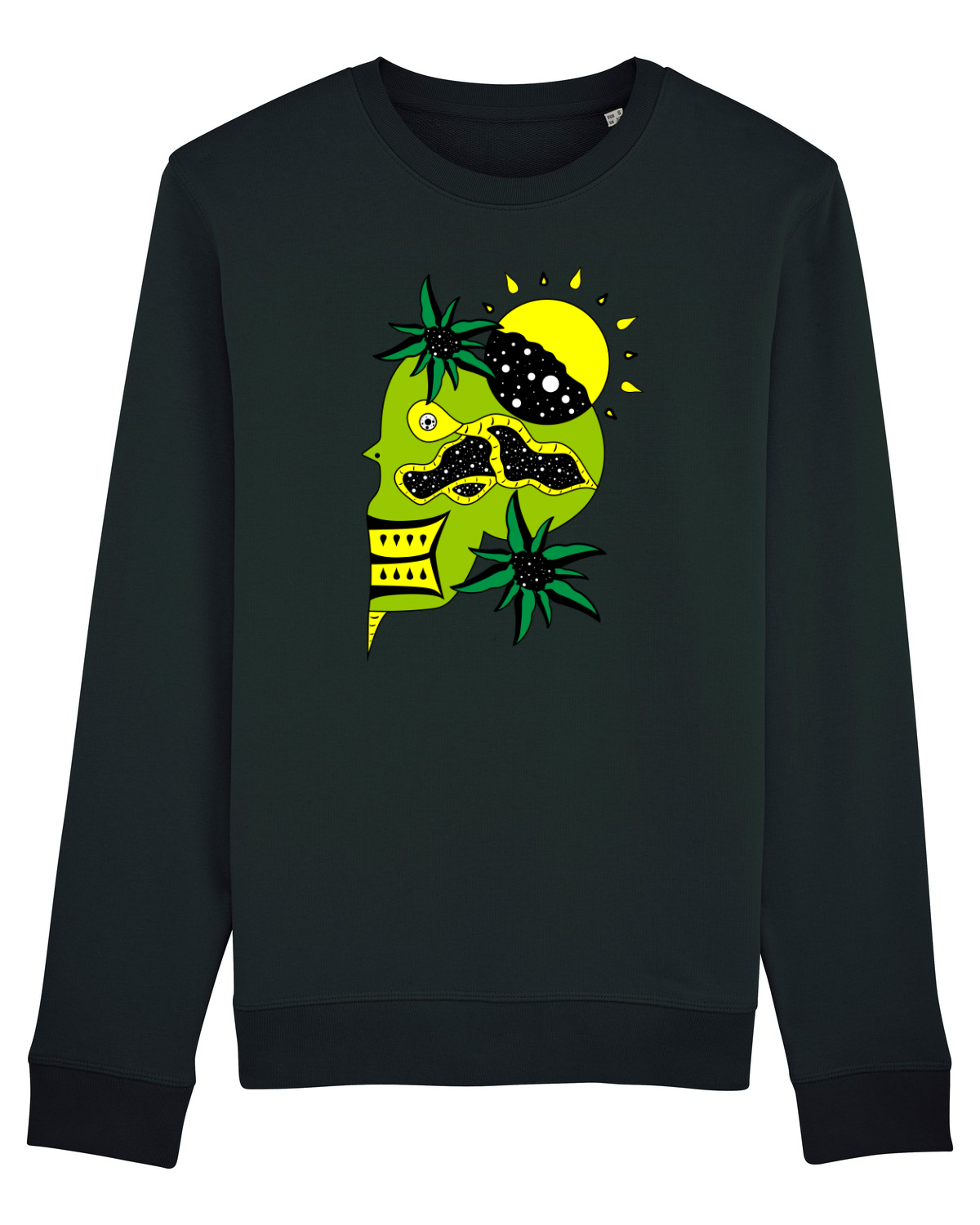 Bluză mânecă lungă Unisex Rise Black