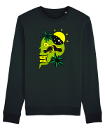 The king skull Full color Bluză mânecă lungă Unisex Rise
