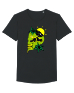 The king skull Full color Tricou mânecă scurtă guler larg Bărbat Skater