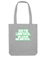 Ediție limitată. Valoare nelimitată  Sacoșă textilă