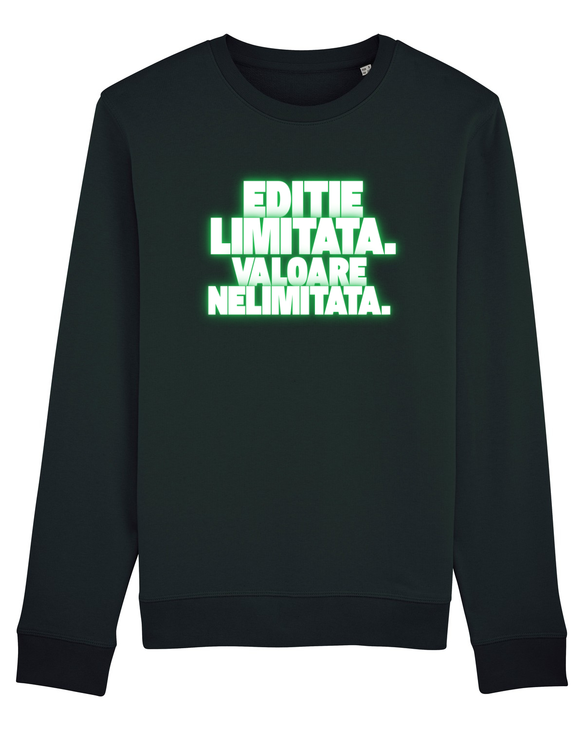 Bluză mânecă lungă Unisex Rise Black