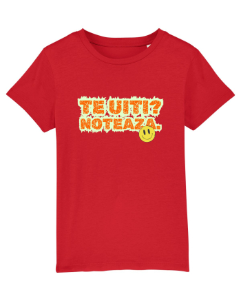 Te uiți? Notează  Red