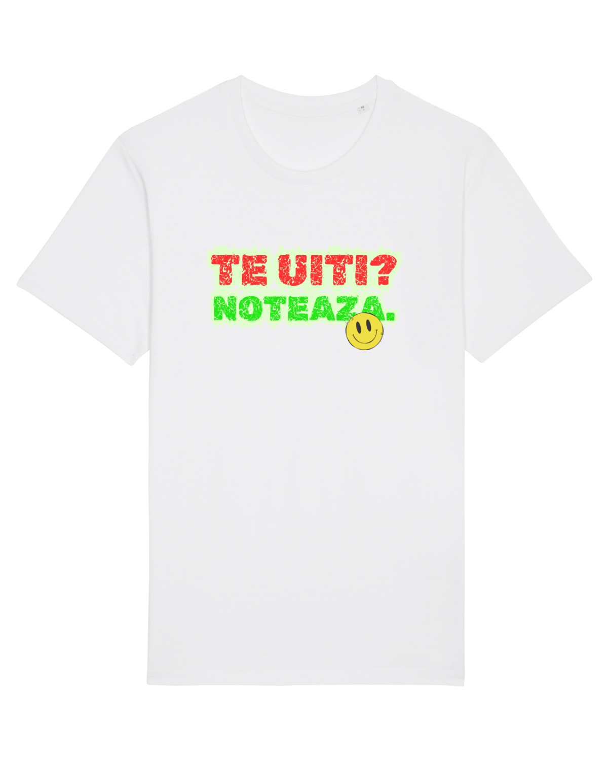 Tricou mânecă scurtă Unisex Rocker White