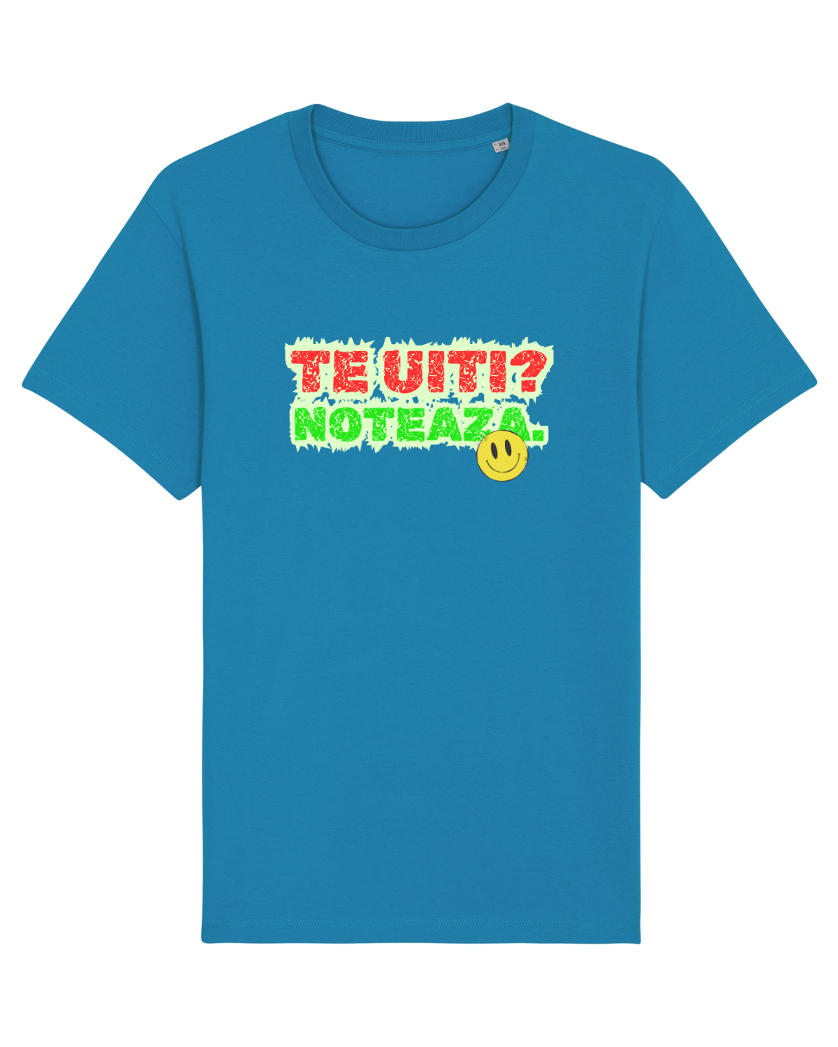 Tricou mânecă scurtă Unisex Rocker Azur