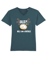 Old? No,I'm vitange  Tricou mânecă scurtă guler V Bărbat Presenter