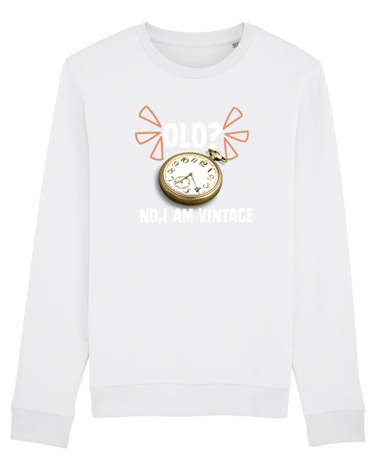 Bluză mânecă lungă Unisex Rise White