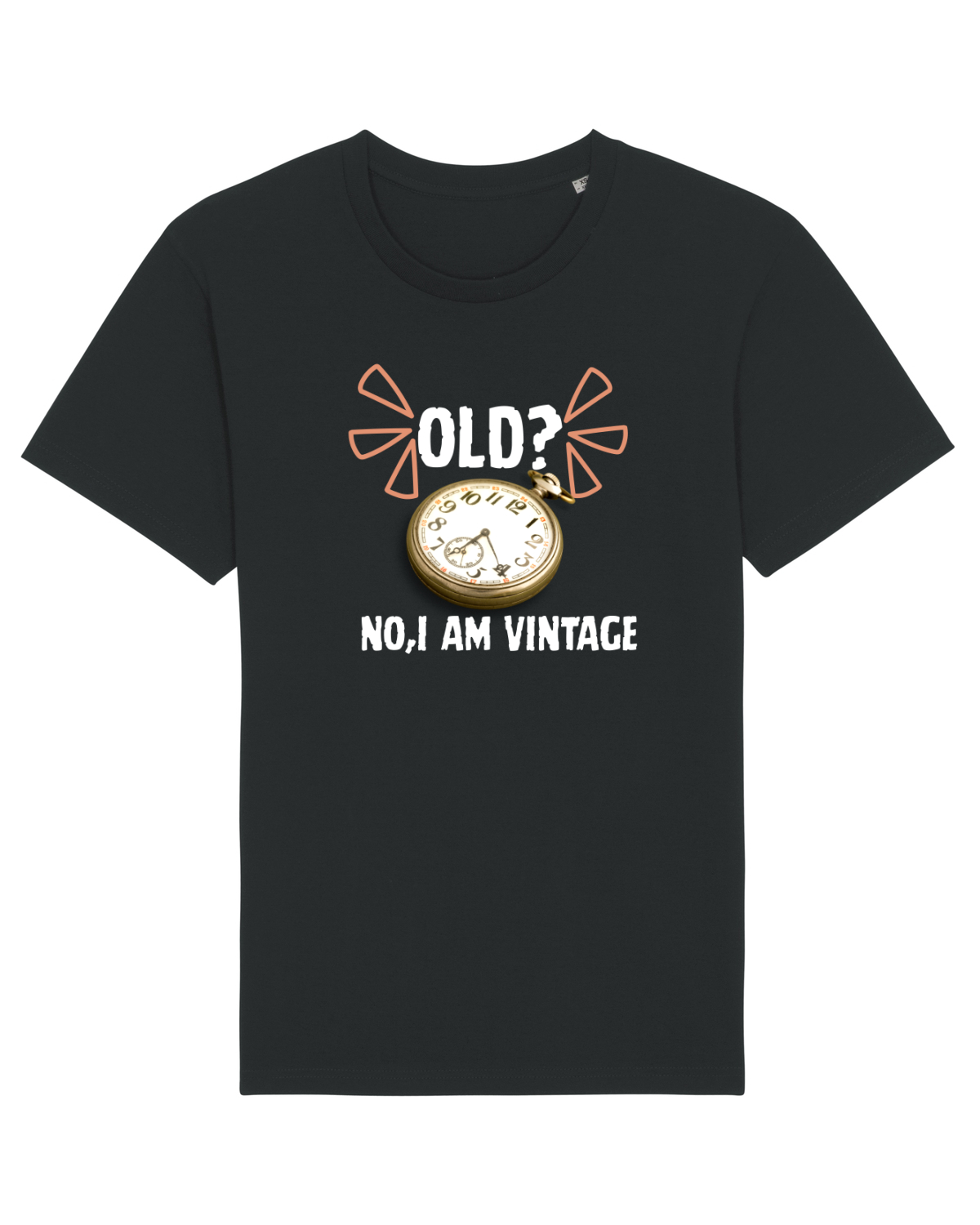 Tricou mânecă scurtă Unisex Rocker Black