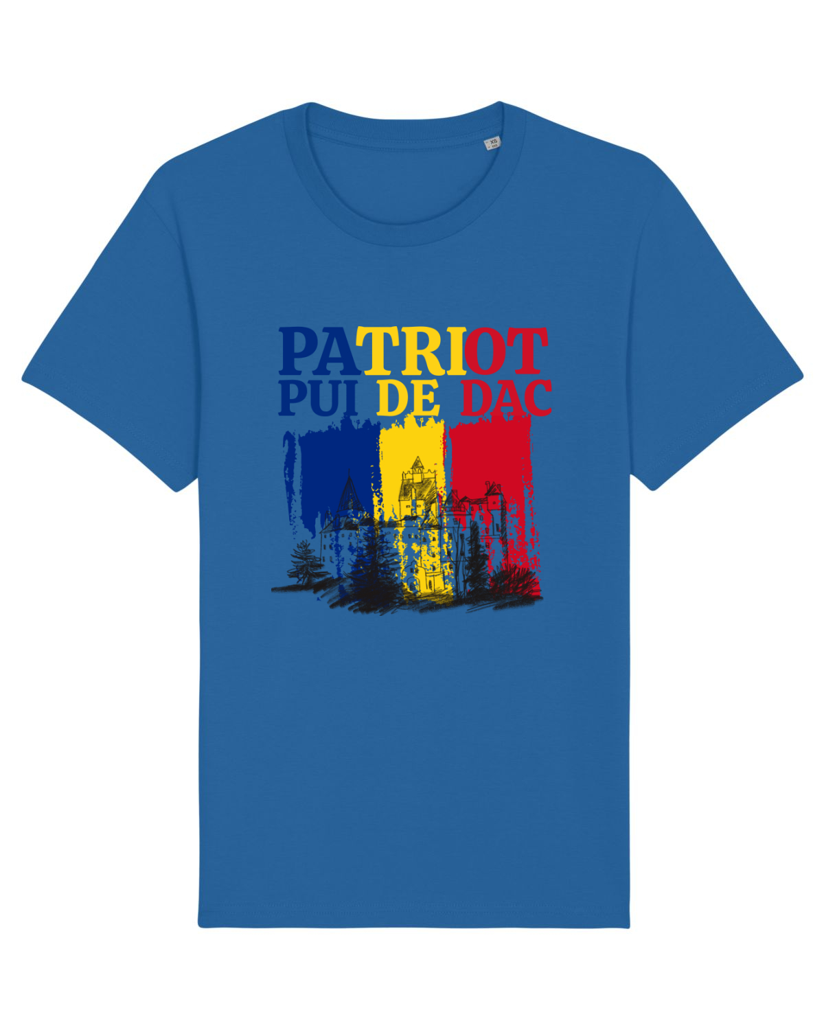 Tricou mânecă scurtă Unisex Rocker Royal Blue