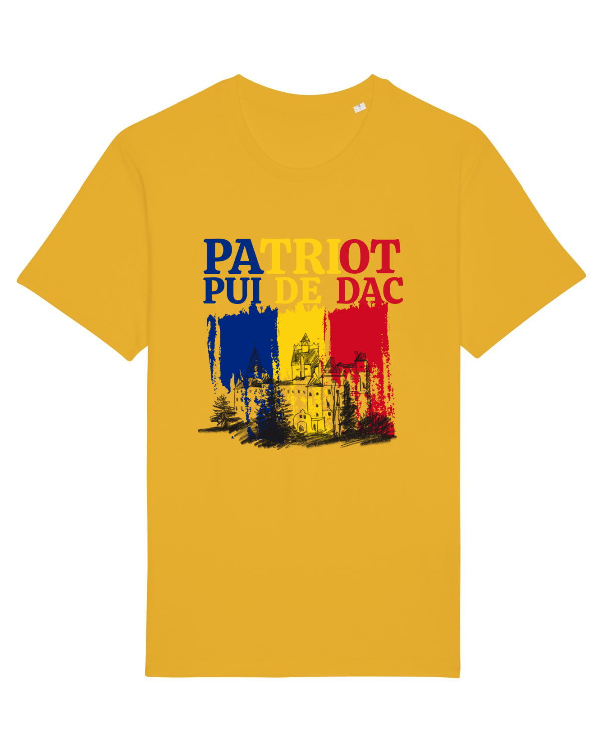 Tricou mânecă scurtă Unisex Rocker Spectra Yellow
