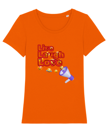 Live.Laugh.love Bright Orange