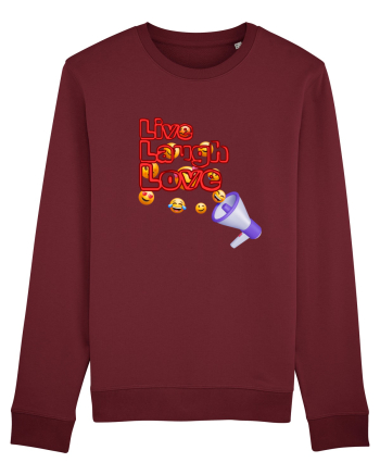 Live.Laugh.love Burgundy