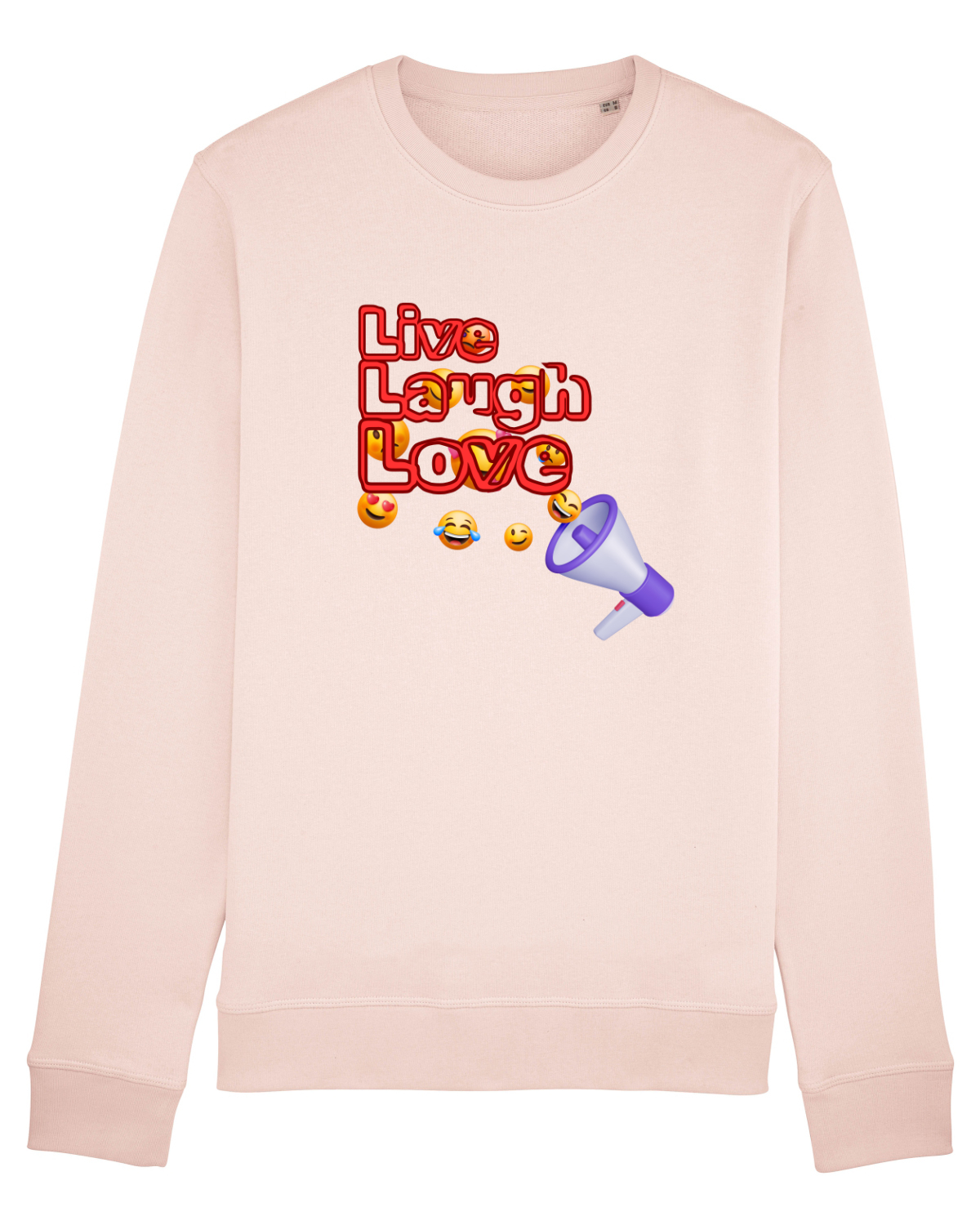 Bluză mânecă lungă Unisex Rise Candy Pink