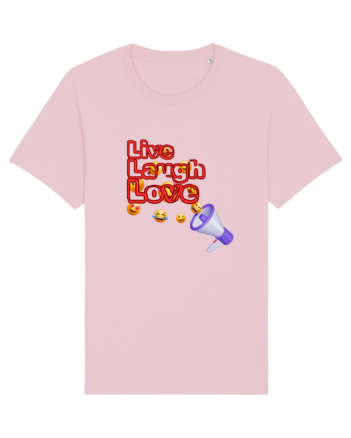 Tricou mânecă scurtă Unisex Rocker Cotton Pink