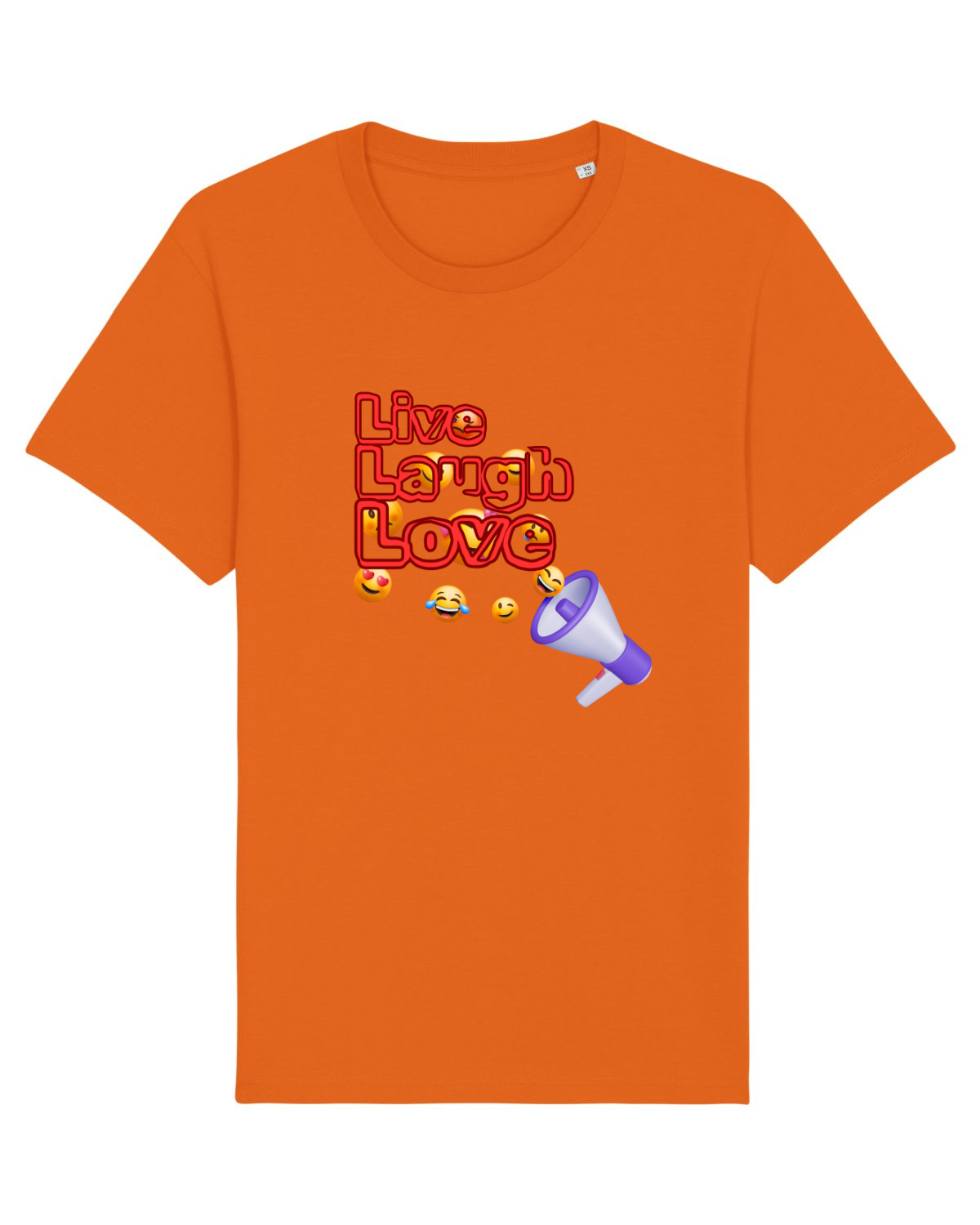 Tricou mânecă scurtă Unisex Rocker Bright Orange