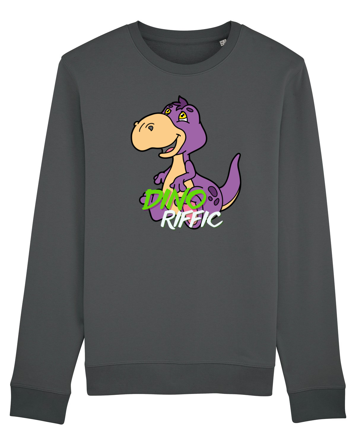 Bluză mânecă lungă Unisex Rise Anthracite