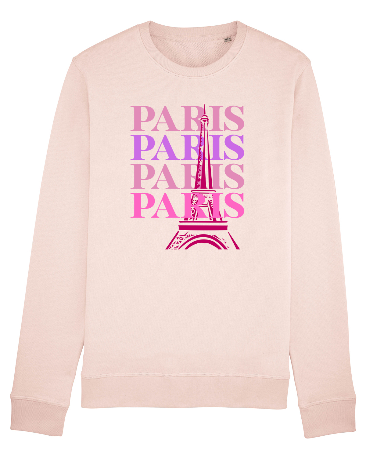 Bluză mânecă lungă Unisex Rise Candy Pink