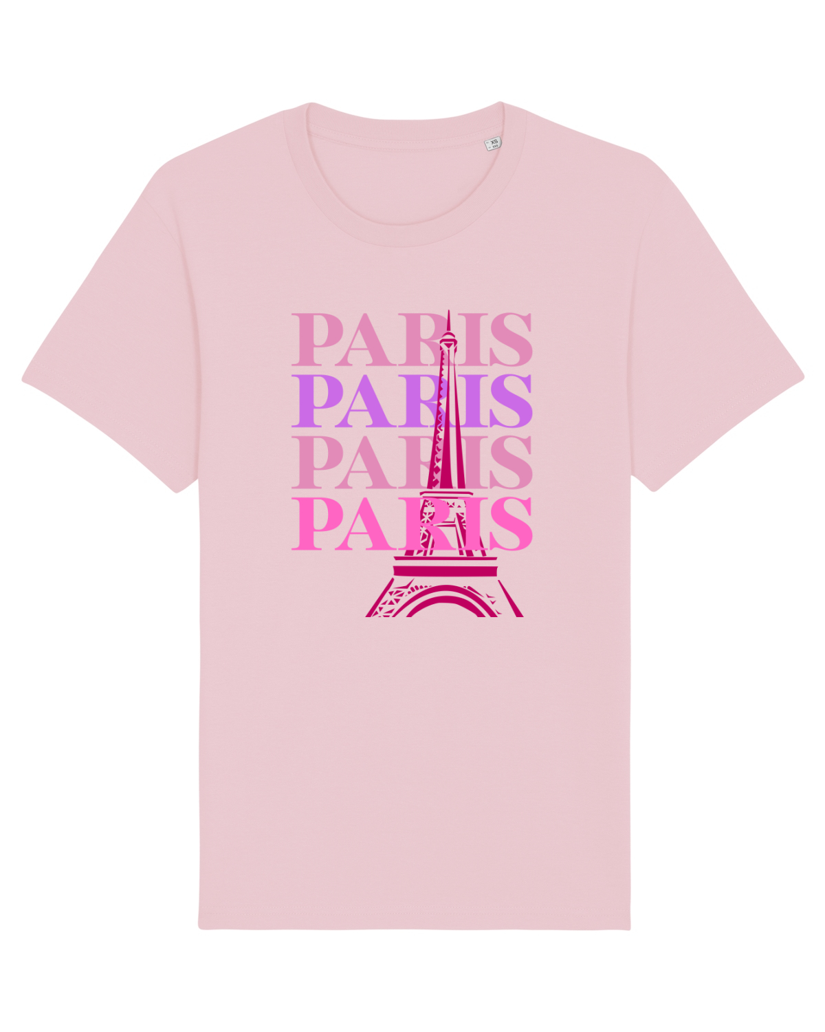 Tricou mânecă scurtă Unisex Rocker Cotton Pink