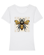 ALBINA 1 Tricou mânecă scurtă guler larg fitted Damă Expresser
