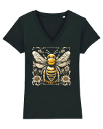 ALBINA 2 - APICULTOR Tricou mânecă scurtă guler V Damă Evoker
