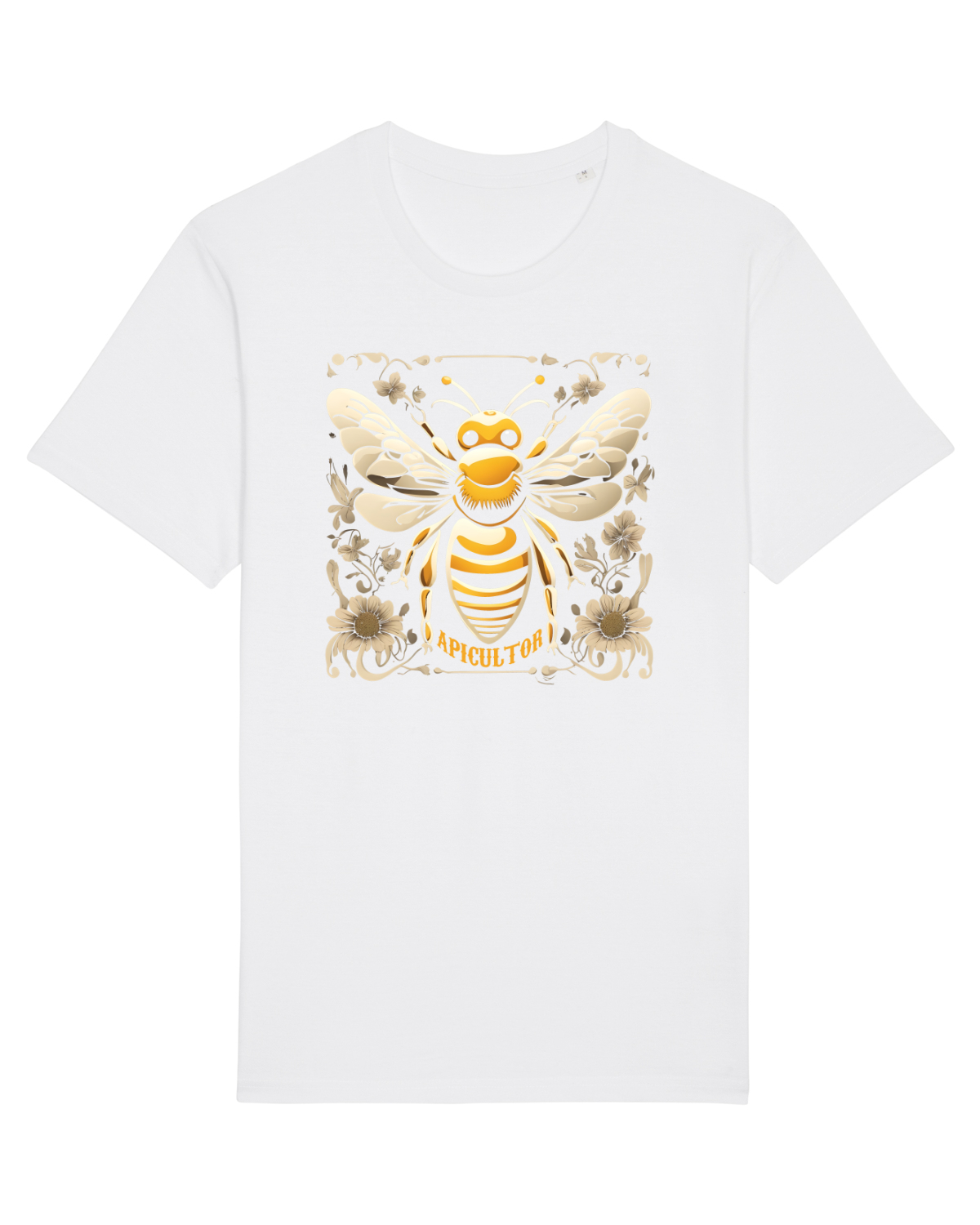 Tricou mânecă scurtă Unisex Rocker White