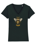 ALBINA 3 - APICULTOR Tricou mânecă scurtă guler V Damă Evoker