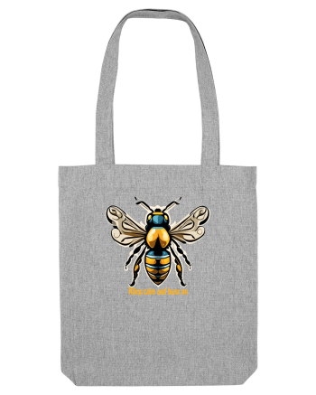 ALBINA 4 - KEEP CALM AND BUZZ ON Heather Grey