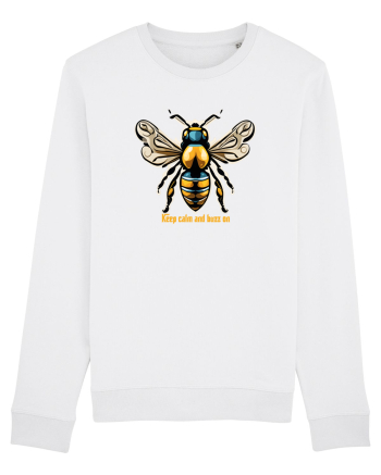 ALBINA 4 - KEEP CALM AND BUZZ ON White