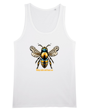 ALBINA 4 - KEEP CALM AND BUZZ ON White