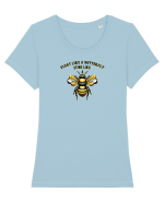 ALBINA 5 - FLOAT LIKE A BUTTERFLY, STING LIKE A BEE Tricou mânecă scurtă guler larg fitted Damă Expresser