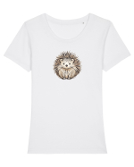 ARICI 1 Tricou mânecă scurtă guler larg fitted Damă Expresser