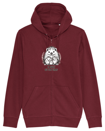 ARICI 3  MAMA & PUI - BE SWEET, BUT STAY SHARP! (FII DRAGUT, DAR NU FRAIER) Burgundy