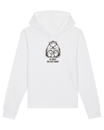 ARICI 3  MAMA & PUI - BE SWEET, BUT STAY SHARP! (FII DRAGUT, DAR NU FRAIER) White
