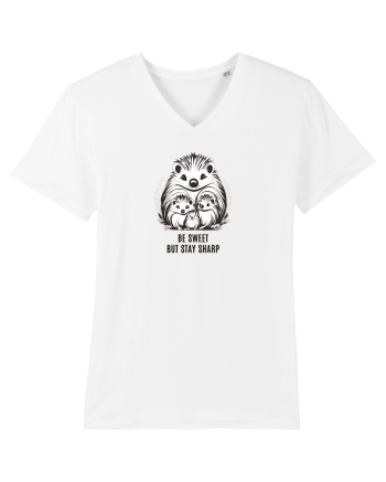 ARICI 3  MAMA & PUI - BE SWEET, BUT STAY SHARP! (FII DRAGUT, DAR NU FRAIER) White