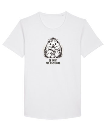 ARICI 3  MAMA & PUI - BE SWEET, BUT STAY SHARP! (FII DRAGUT, DAR NU FRAIER) White