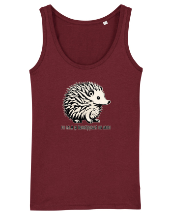 ARICI 4 - FII CALM SI IMBRATISEAZA UN ARICI Burgundy