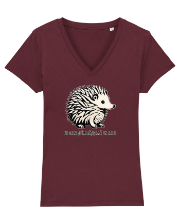 ARICI 4 - FII CALM SI IMBRATISEAZA UN ARICI Burgundy