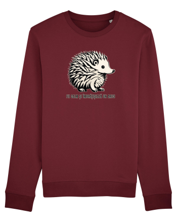 ARICI 4 - FII CALM SI IMBRATISEAZA UN ARICI Burgundy