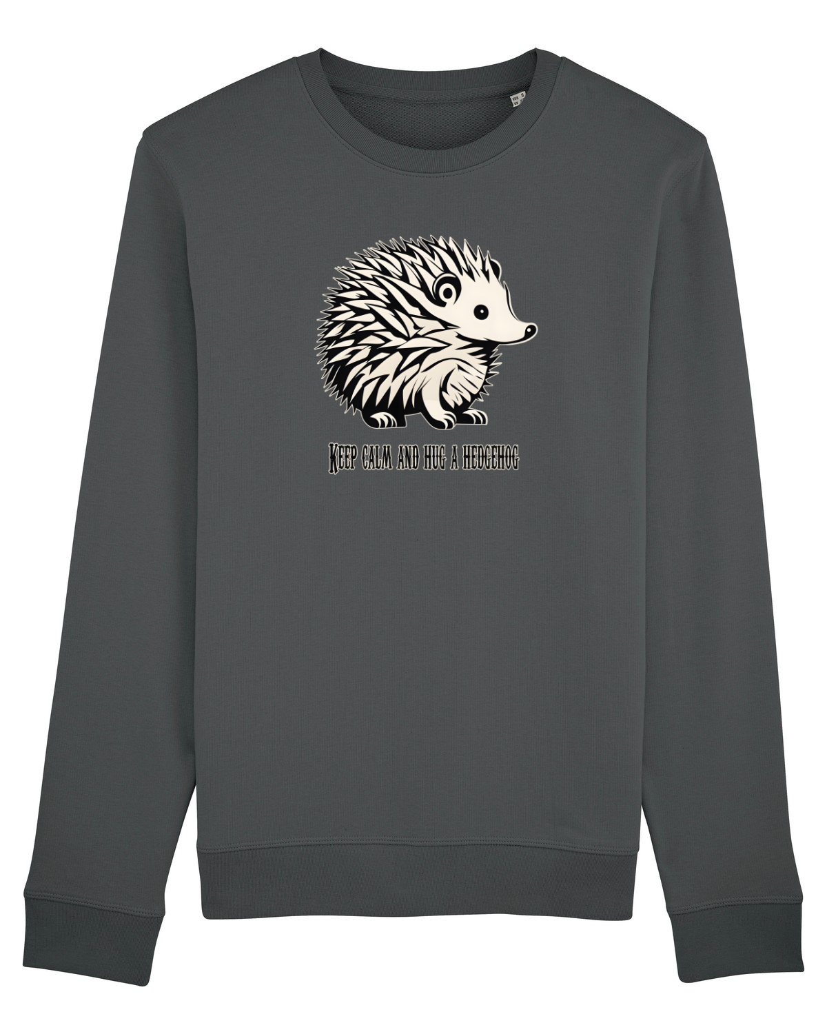 Bluză mânecă lungă Unisex Rise Anthracite